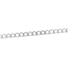 Diamond bracelet on a white background